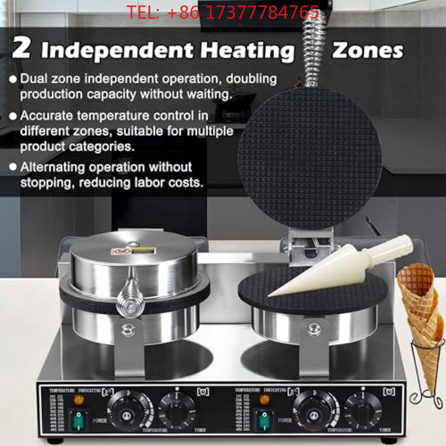Waffle Cone Maker - Ticari Waffle Külahı Yapma Makinesi 2600