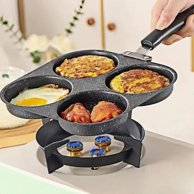 Mini Pancake Griddle - Yapışmaz Çok Delikli Yumurta Burger Pancake