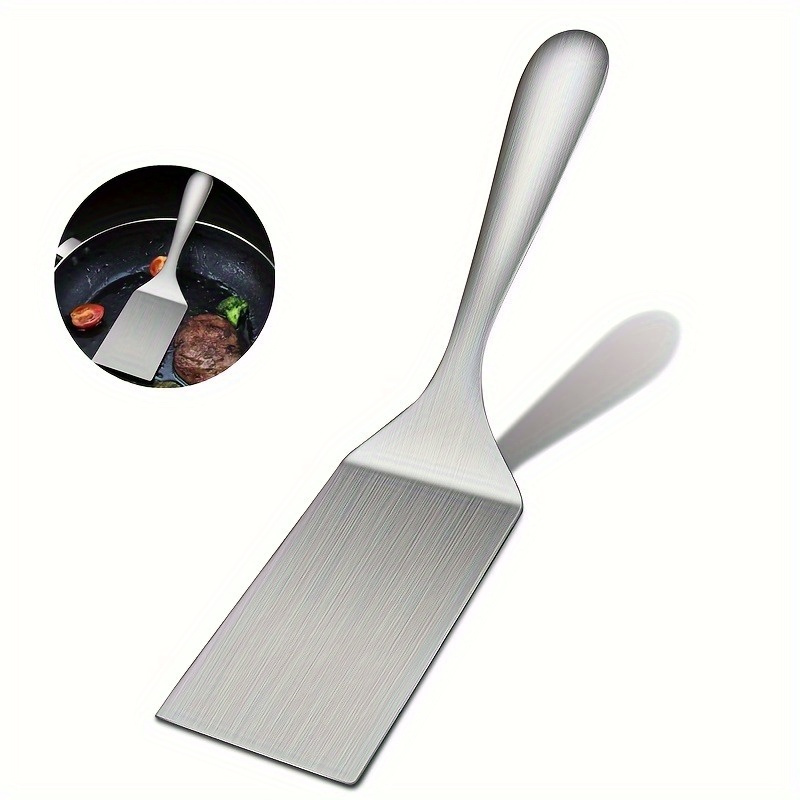 Okonomiyaki Spatula - Küçük Paslanmaz Çelik Spatula, Izgara Çevirici