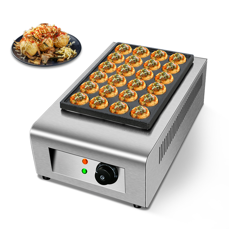 Takoyaki Grill Plate - Ticari Büyük Güçlü Elektrikli Takoyaki Top
