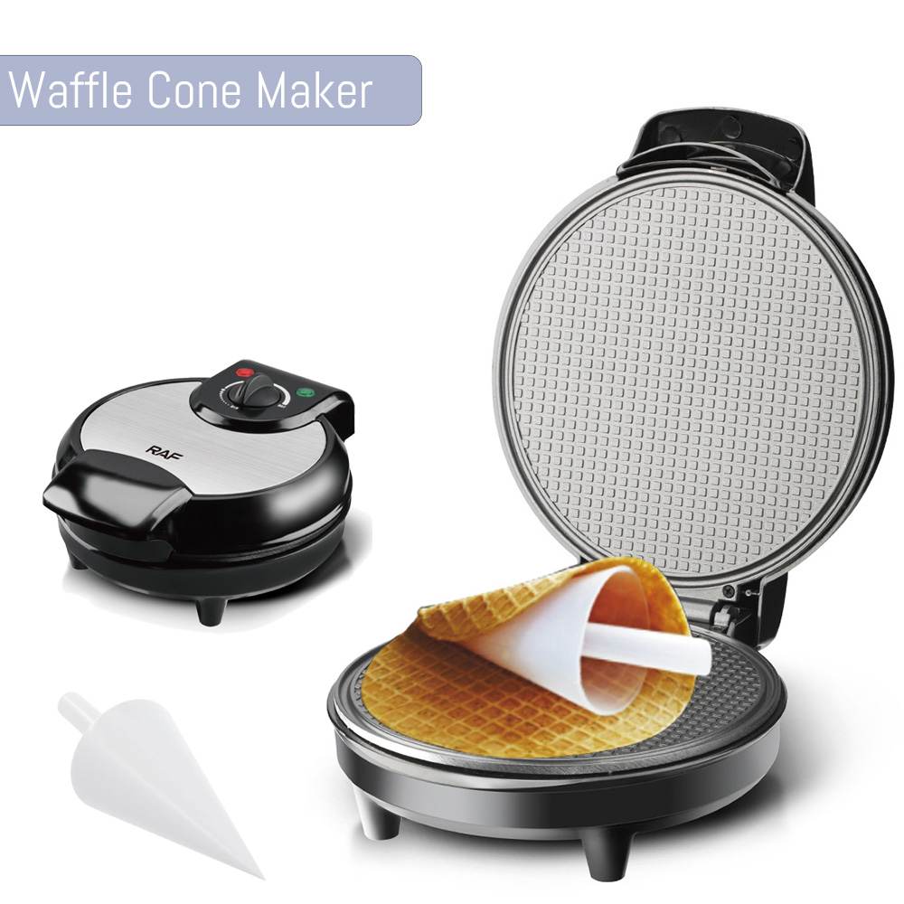 Waffle Cone Maker - Elektrikli Waffle Koni Makinesi, Browning Kontrollü,