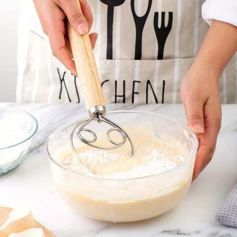 Danish Pancake Pan - Manuel Hamur Karıştırıcı Danimarka Hamur Çırpıcısı