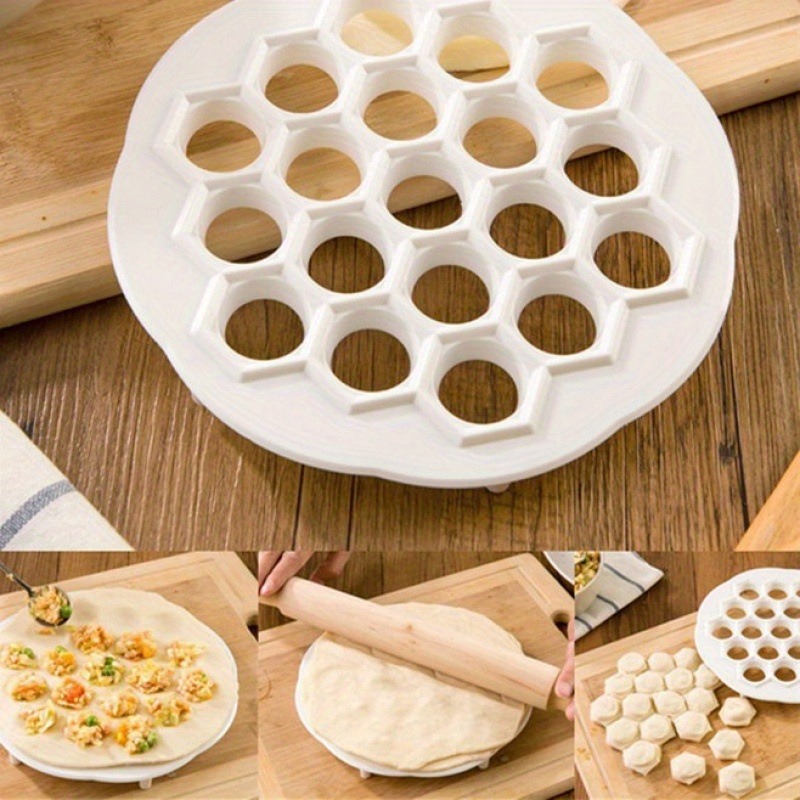 Dumpling Press Set - Plastik Börek Kalıp, Mutfak için Modern