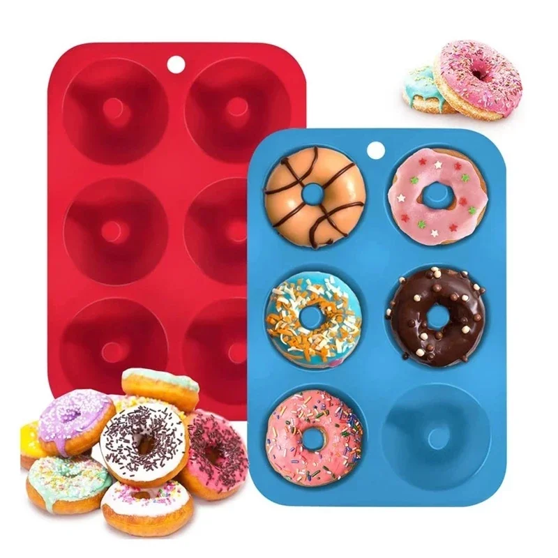 Donut Mold Silicone - 1/2 adet Silikon Muffin Çörek Kalıp