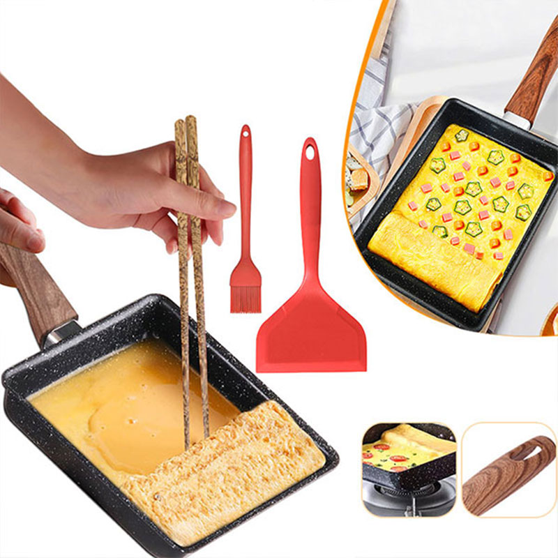 Egg Waffle Pan - Tamagoyaki Japon Omlet Tava Yapışmaz Yumurta