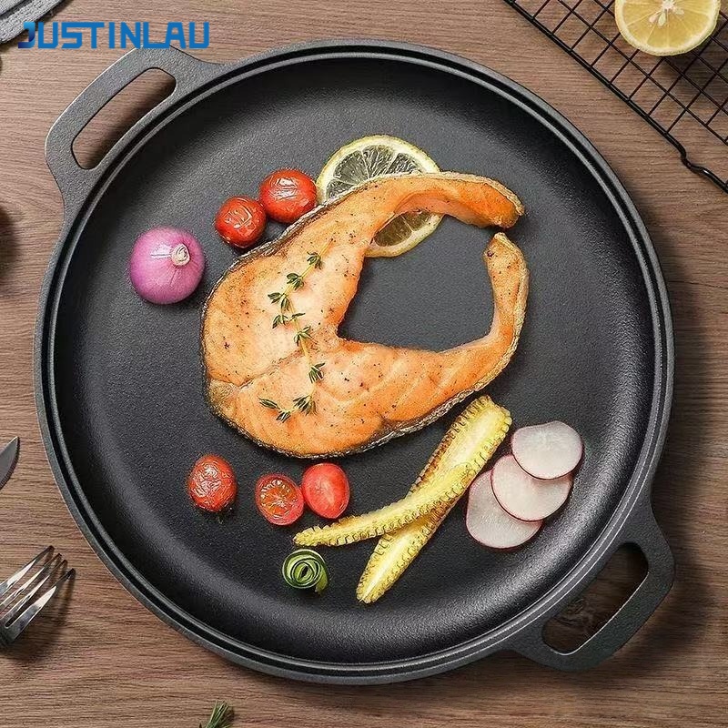 Egg Waffle Pan - JUSTINLAU Çift Kulaklı kızartma tavası Dökme