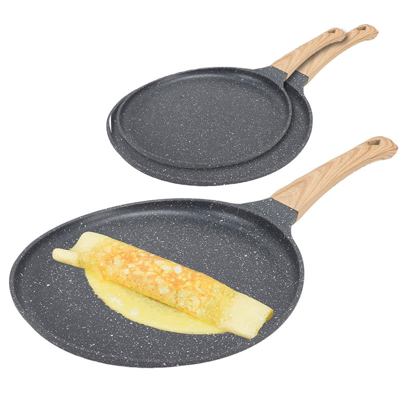 Egg Waffle Pan - Seramik Kaplama Yumurta Krep Tavası 20/24/28cm