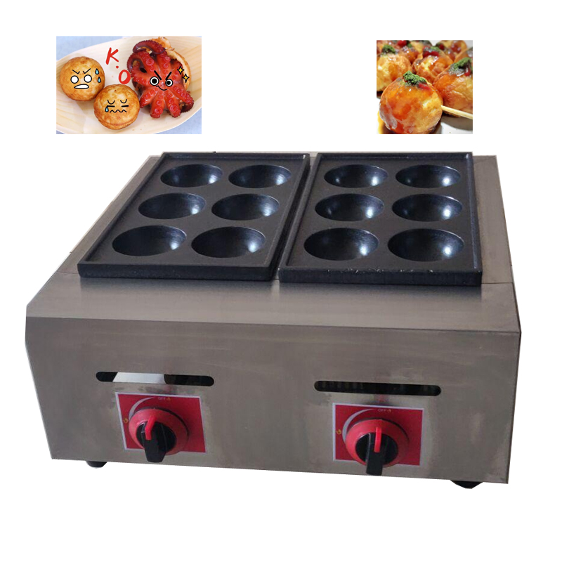 Takoyaki Grill Plate - Ticari Elektrikli/Gazlı Balık Topu Izgarası, Yapışmaz