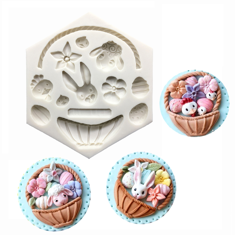 Bunny Cake Mold - Paskalya Tavşanı Silikon Kalıp Fondan Kek