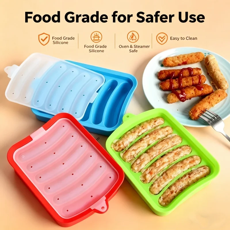 Gıda sınıfı silikon sosis kalı - Hot Dog Press incelemesi ve fiyatı