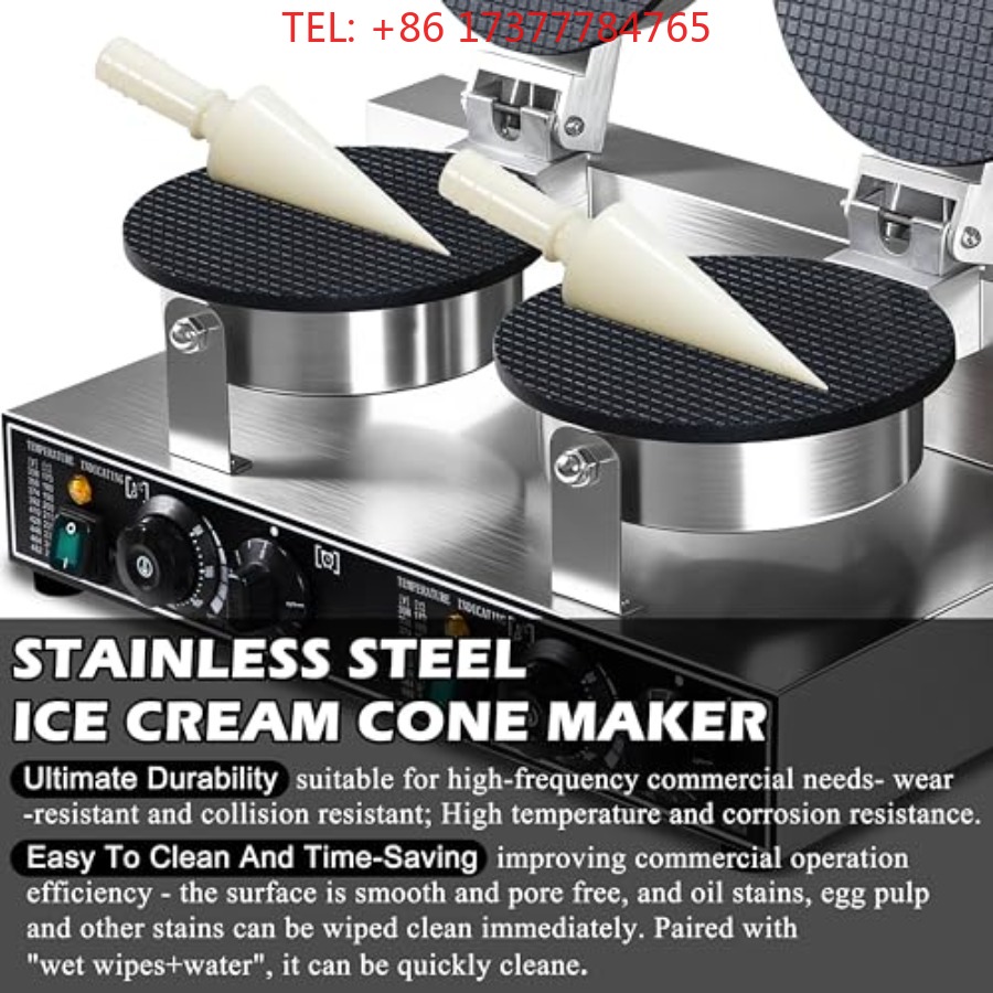 Ticari Waffle Külahı Yapma Mak - Waffle Cone Maker incelemesi ve fiyatı