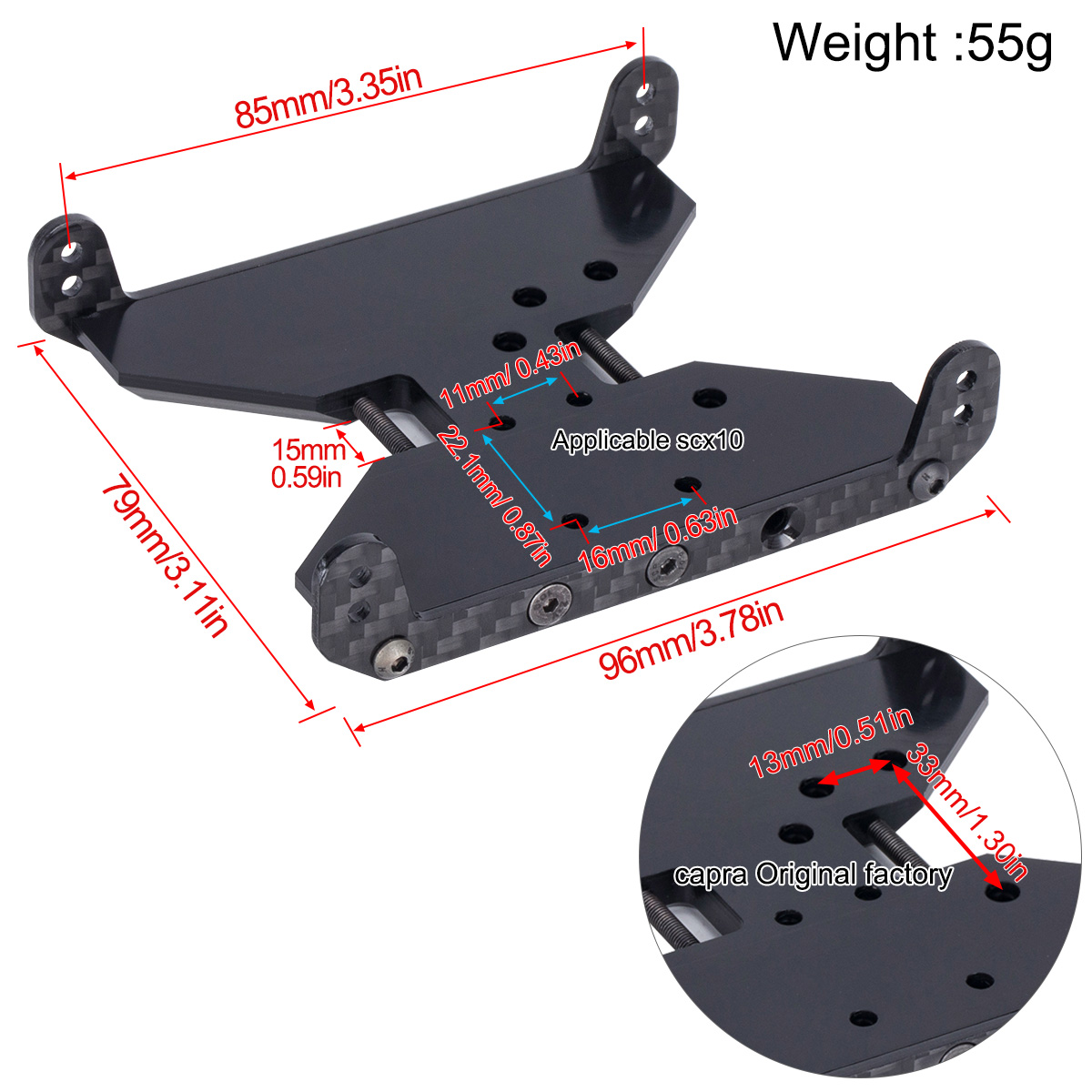 1/10 Ölçekli RC Paletli Araba  - Crepe Pan Carbon incelemesi ve fiyatı