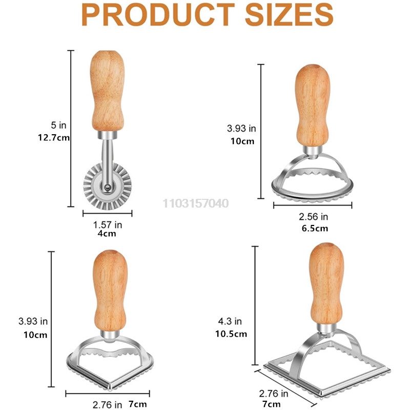 3/4 adet manuel makarna kalıpl - Dumpling Press Set incelemesi ve fiyatı
