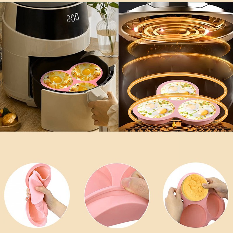 Yeniden Kullanılabilir Silikon - Egg Waffle Pan incelemesi ve fiyatı