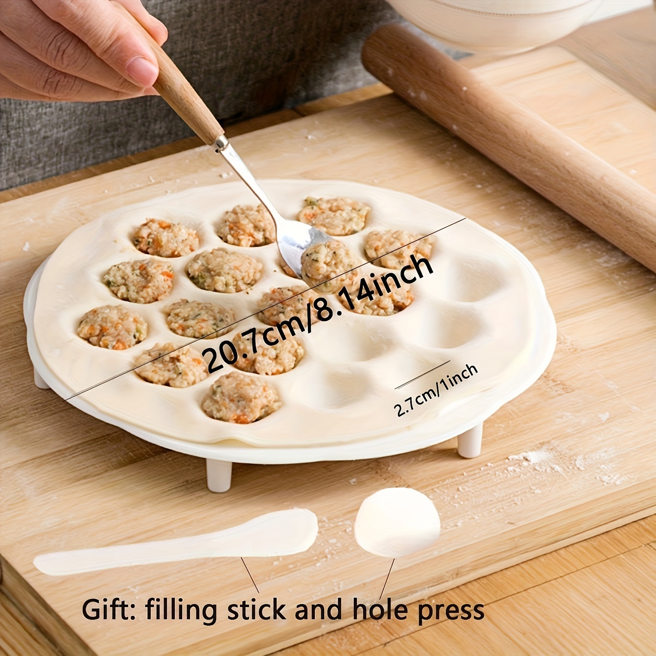 1 adet-basit çin köfte kalıp,  - Dumpling Press Set incelemesi ve fiyatı