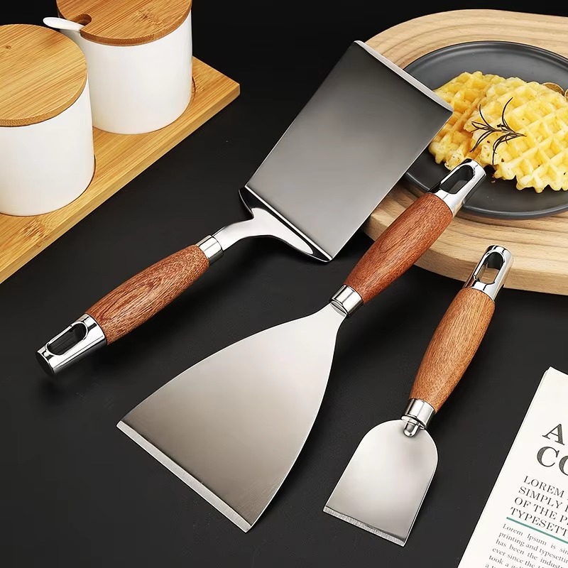 Kare/dikdörtgen başlıklı ızgar - Okonomiyaki Spatula incelemesi ve fiyatı