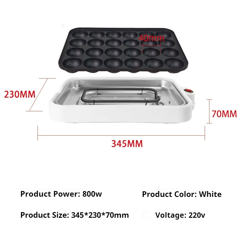 220 V Chibi Maruko Pişirme Mak - Takoyaki Grill Plate incelemesi ve fiyatı
