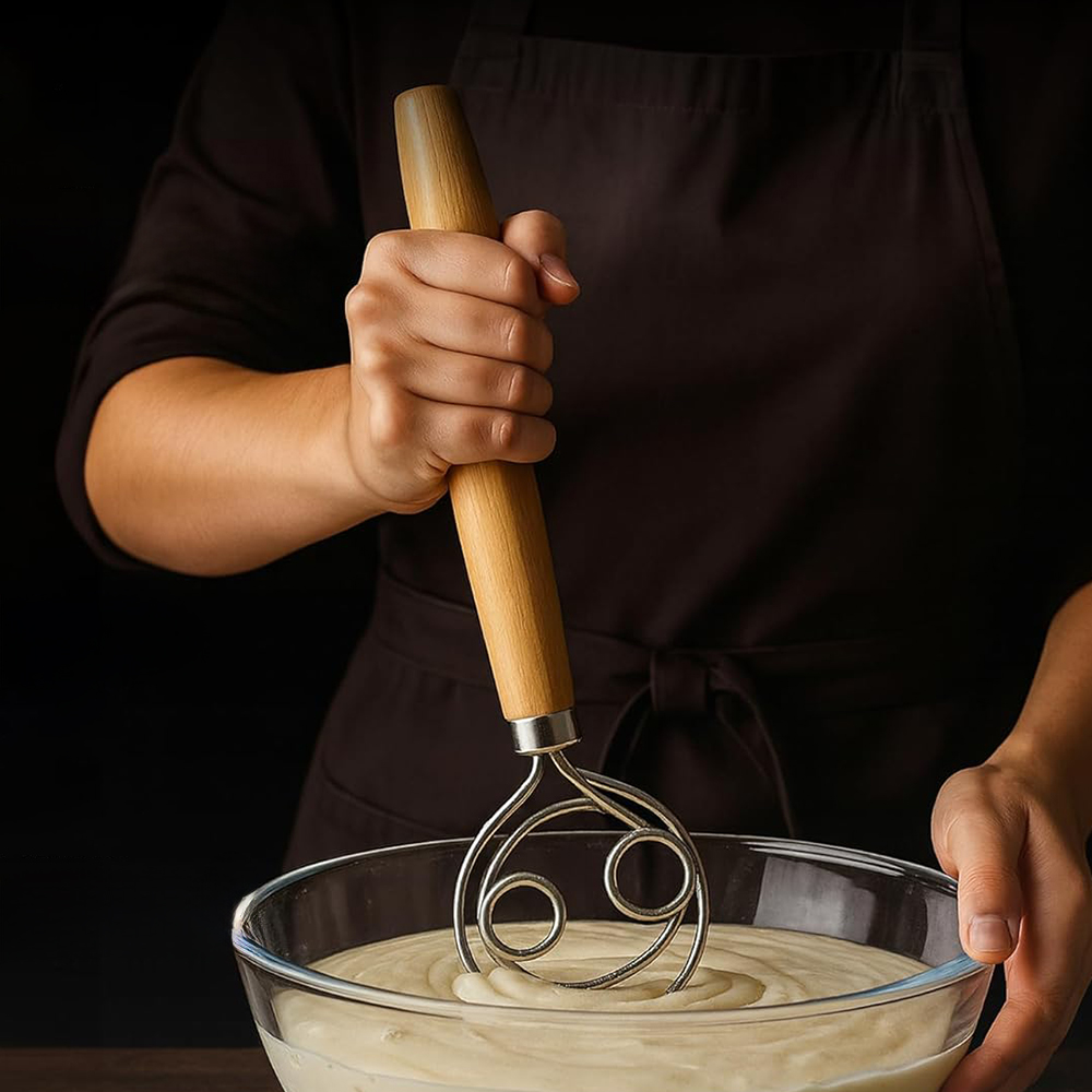 304 Paslanmaz Çelik Hamur Çırp - Danish Pancake Pan incelemesi ve fiyatı