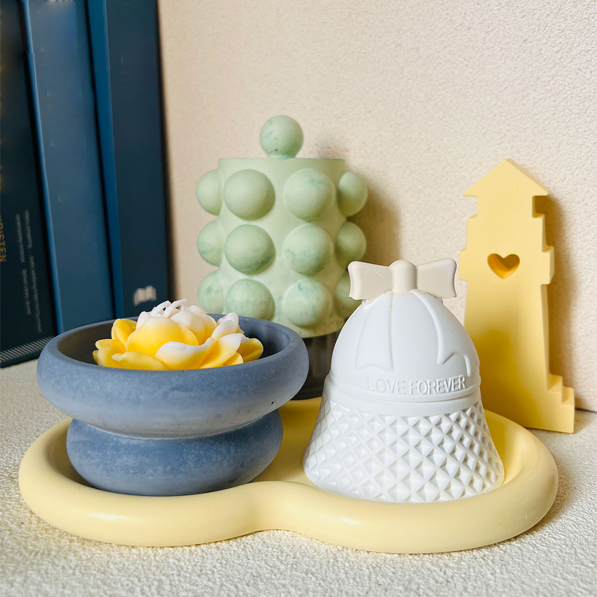 Kabarcık kavanoz mum gemi beto - Donut Mold Silicone incelemesi ve fiyatı