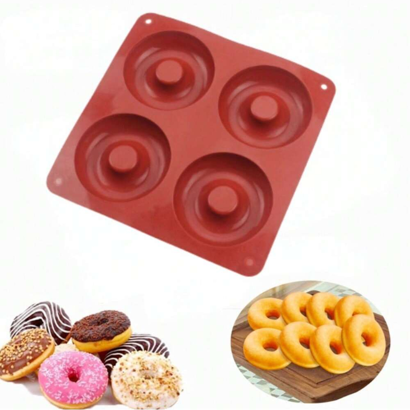 1 adet 4 delik Donut silikon k - Donut Mold Silicone incelemesi ve fiyatı