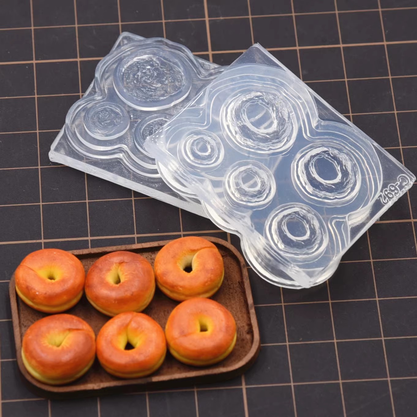 Polimer Kil Mini 3D Simit Ekme - Donut Mold Silicone incelemesi ve fiyatı