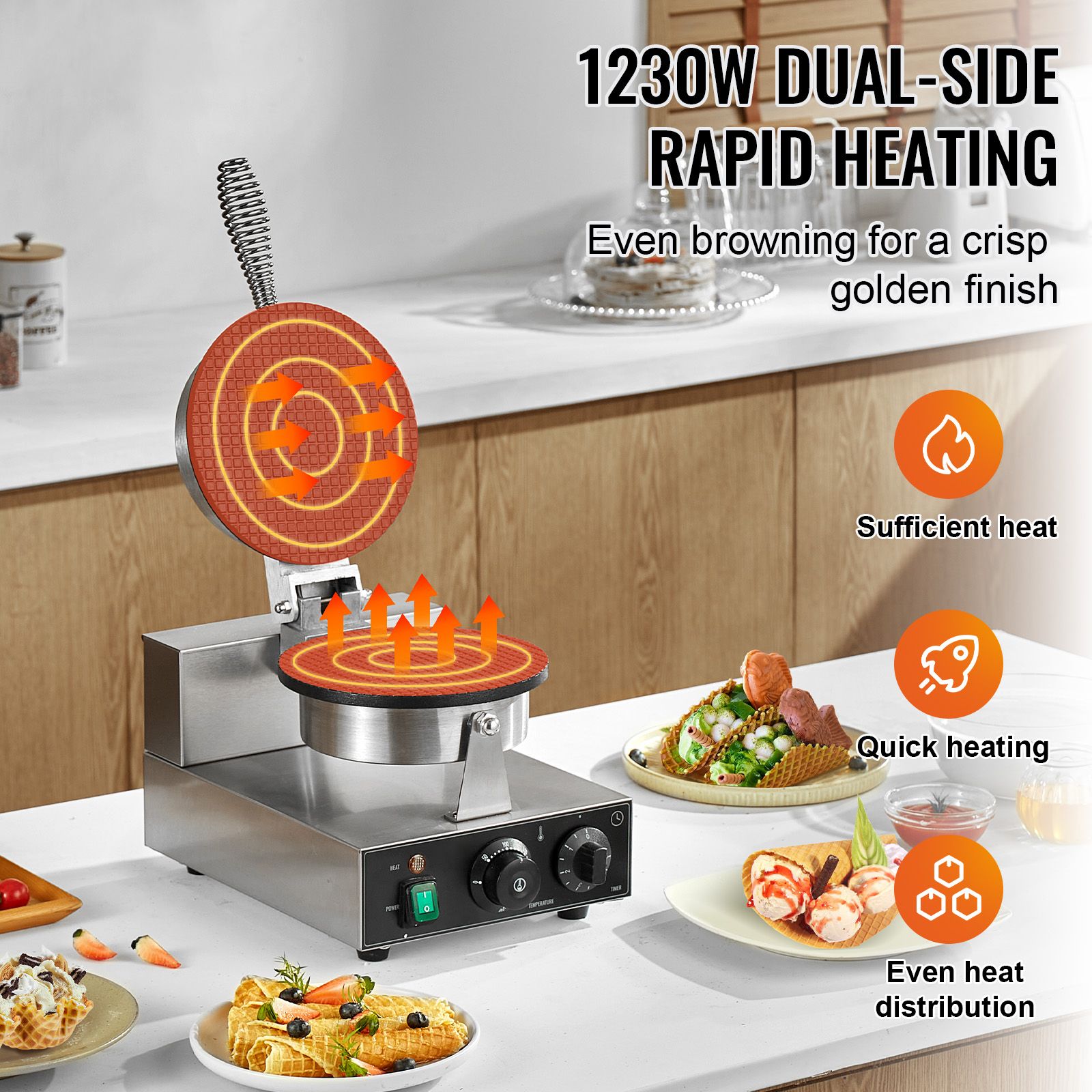 Elektrikli Dondurma Külahı Yap - Waffle Cone Maker incelemesi ve fiyatı